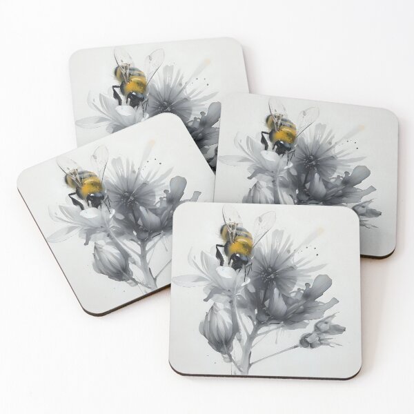 Item preview, A bee and a flower.  designed and sold by Nomad-Maynard.
