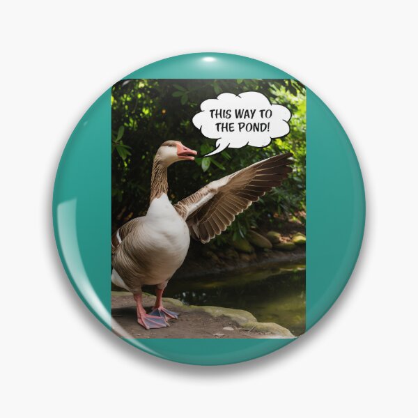 Item preview, A helpful goose. designed and sold by MyHappyArtShop.