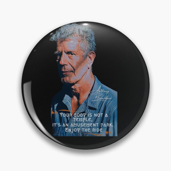 Item preview, Anthony Bourdain Quote T-Shirt and Sticker designed and sold by DiverseDazzle.