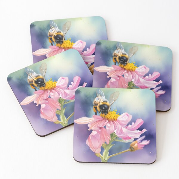 Item preview, A bee and a flower.  designed and sold by Nomad-Maynard.