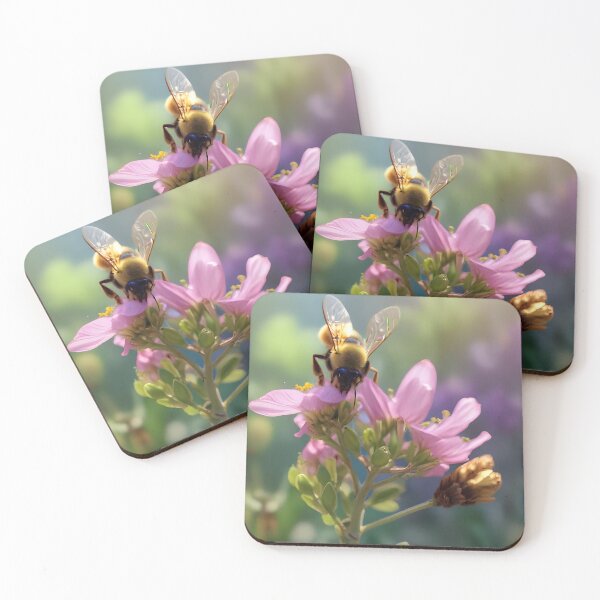 Item preview, A bee and a flower.  designed and sold by Nomad-Maynard.