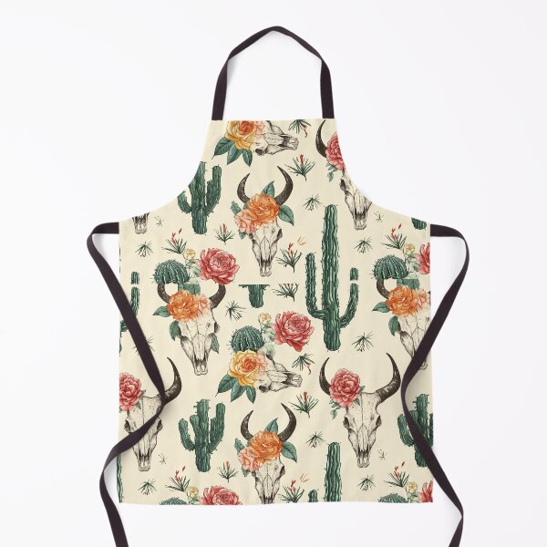Item preview, Cowgirl Essentials: Cactus & Cow Skull Pattern Clip Art designed and sold by amortka.