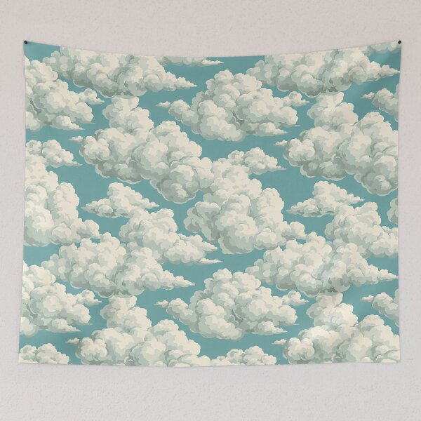 Item preview, Dreamy Cloud Wallpaper Pattern designed and sold by amortka.