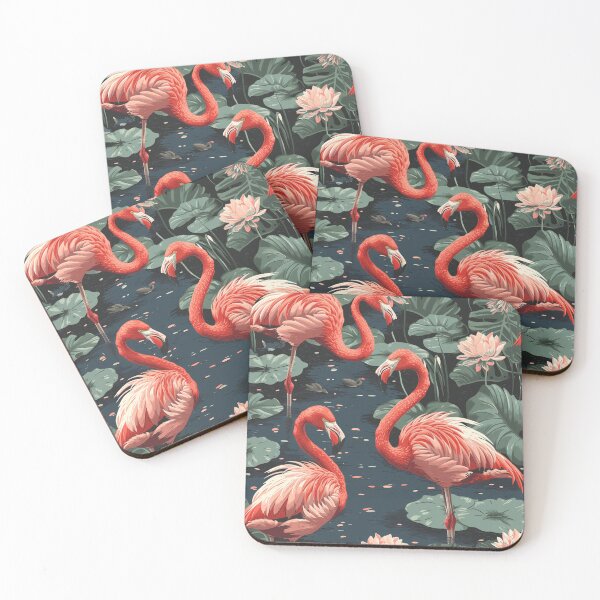 Item preview, Tom Thomson Flamingo Seamless Pattern designed and sold by amortka.