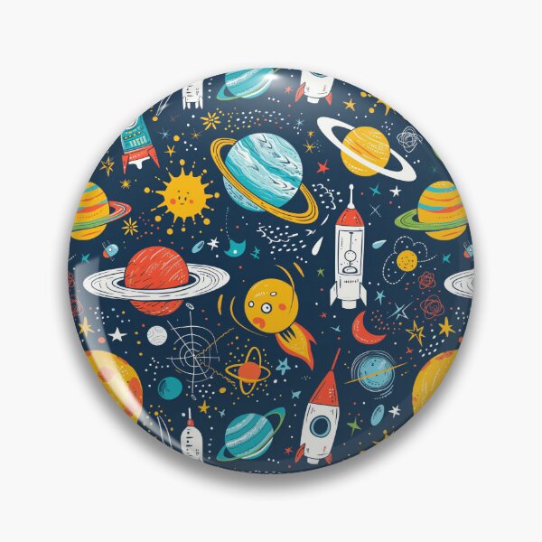 Item preview, Vibrant Science Adventure Pattern for Kids designed and sold by amortka.
