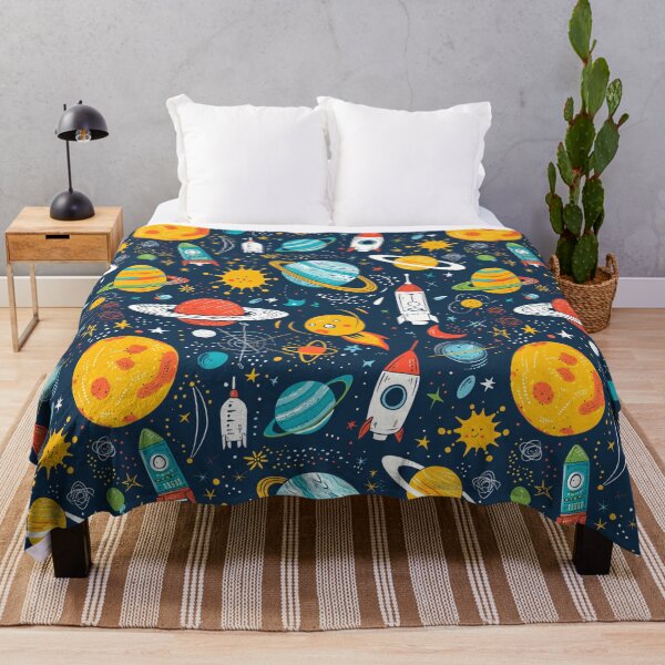 Item preview, Vibrant Science Adventure Pattern for Kids designed and sold by amortka.