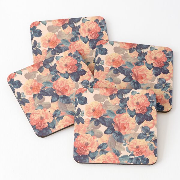 Item preview, Pastel Peach Rose Pattern designed and sold by amortka.