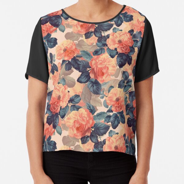 Item preview, Pastel Peach Rose Pattern designed and sold by amortka.