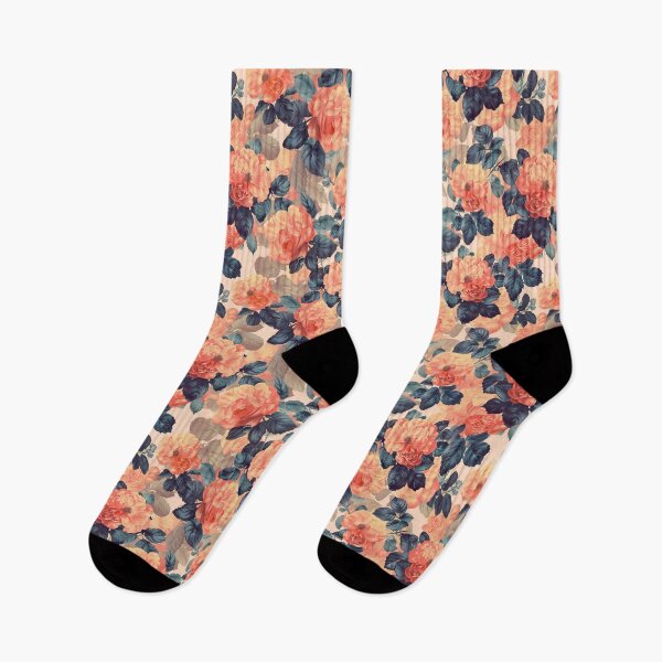 Item preview, Pastel Peach Rose Pattern designed and sold by amortka.