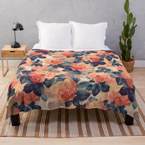 Item preview, Pastel Peach Rose Pattern designed and sold by amortka.