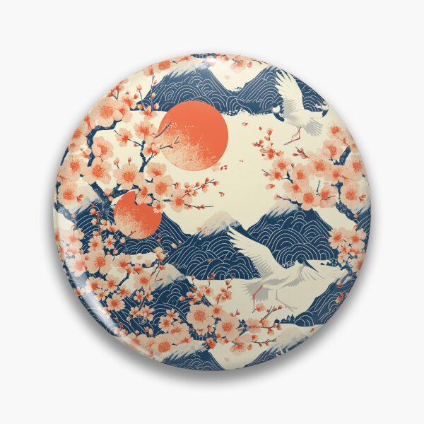 Item preview, Japanese Art Style Repeat Pattern designed and sold by amortka.