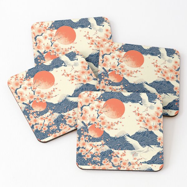 Item preview, Japanese Art Style Repeat Pattern designed and sold by amortka.