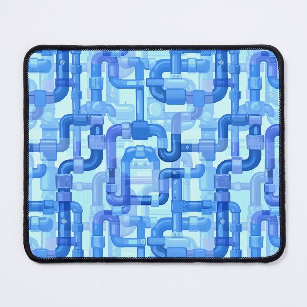 Item preview, Cute Blue Puzzle Pipes Screenshot Thumbnail designed and sold by amortka.
