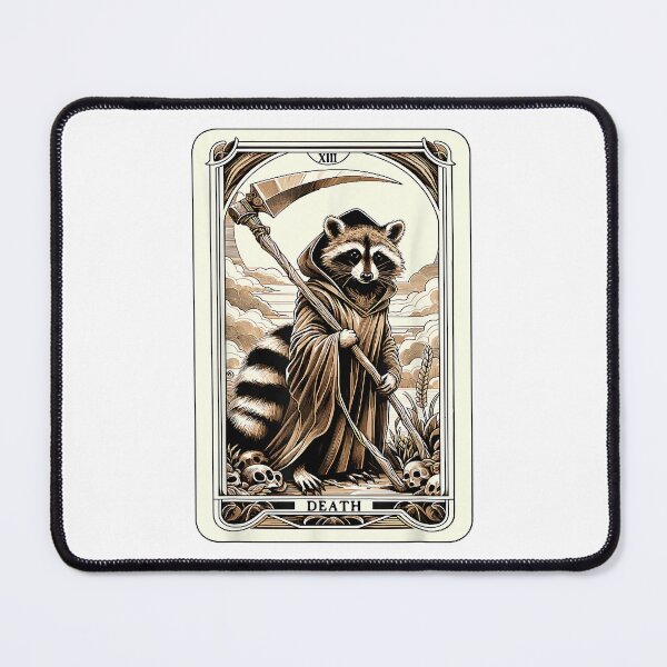 Item preview, Raccoons Tarot Card Death Witchcraft Occult Racoon Funny designed and sold by KyleAFenneken.