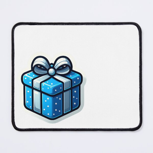 Item preview, a blue gift with a bow designed and sold by bernhagen.