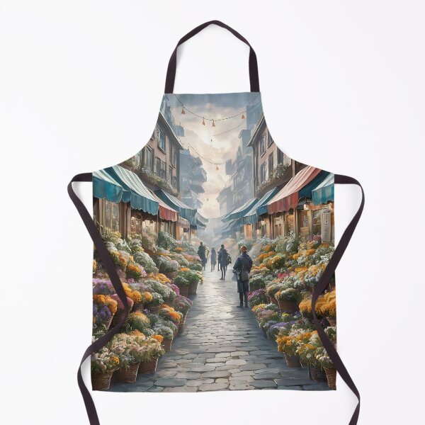 Item preview, Flower Market Painting designed and sold by Tamas Das.