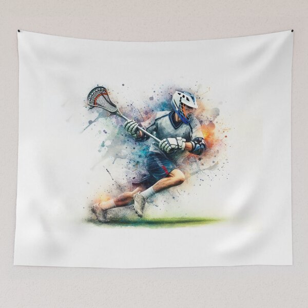 Item preview, lacrosse player designed and sold by paulrommer.
