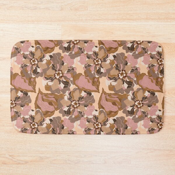 Item preview, Stylized peonies flowers  pattern in Japanese Style designed and sold by NayaChu.
