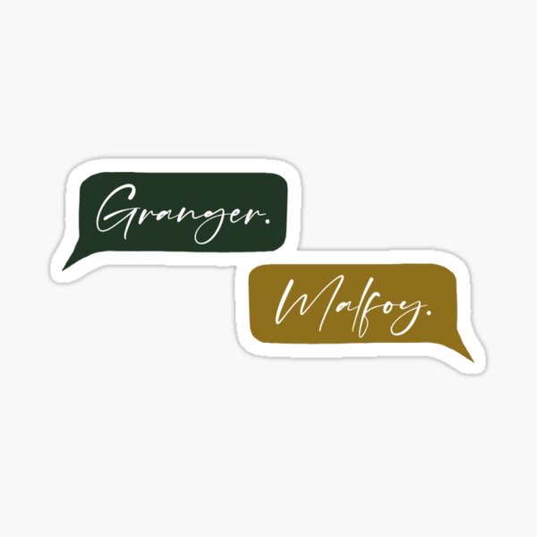Item preview, Dramione Texts designed and sold by Jasmine Clarino.