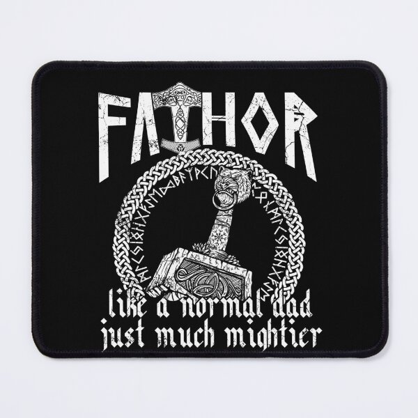 Item preview, Viking Papa Vathor Mighty Saying Design designed and sold by LuminOrb.