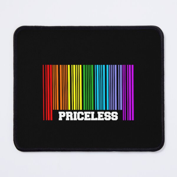 Item preview, Priceless barcode rainbow Pride self love you matter LGBTQ designed and sold by w1ckerman.