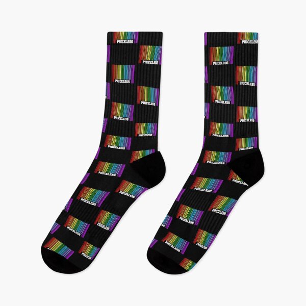 Item preview, Priceless barcode rainbow Pride self love you matter LGBTQ designed and sold by w1ckerman.