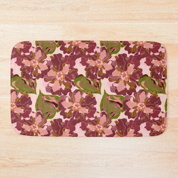 Item preview, Stylized peonies flowers  pattern in Japanese Style designed and sold by NayaChu.
