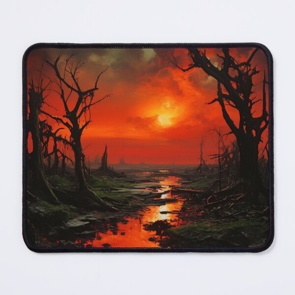 Item preview, Tangled Realms of Resilience: Contrasting Harmonies Amid Ruin and Bloom designed and sold by PanoramaPrints.