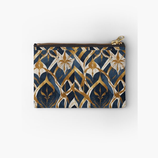 Item preview, Diseño moderno en oro azul y blanco. designed and sold by PatternPuppy.