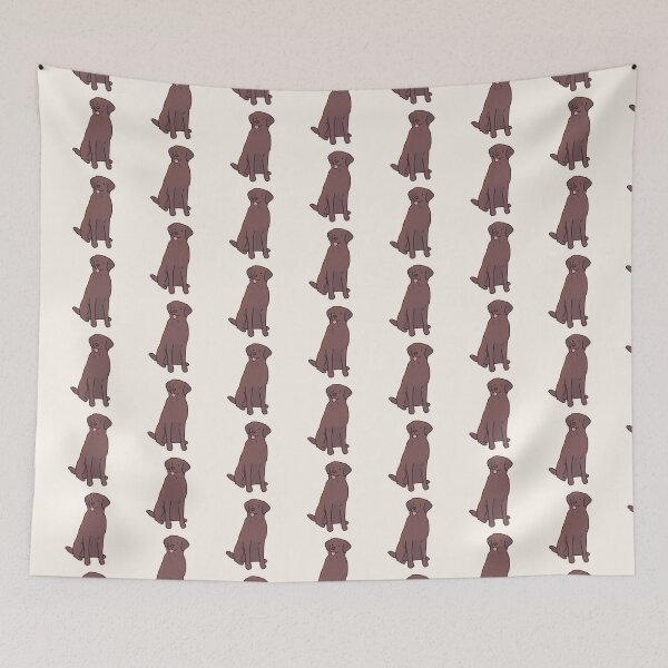 Item preview, Brown Labrador illustration  designed and sold by Artofmayara.