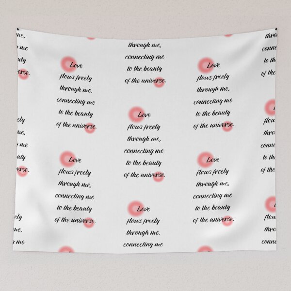 Item preview, Love flows freely through me, connecting me to te beauty of the universe designed and sold by angelyara.