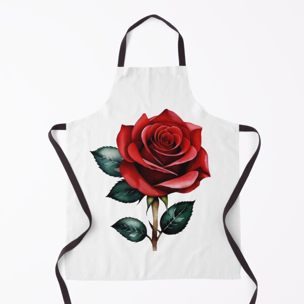 Item preview, Red rose watercolour style designed and sold by Rocklights.