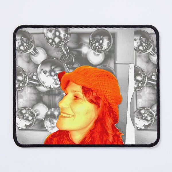 Item preview, Filtered photography portrait of a kitsch woman Pop art Seventies designed and sold by Carré Comme Orange.