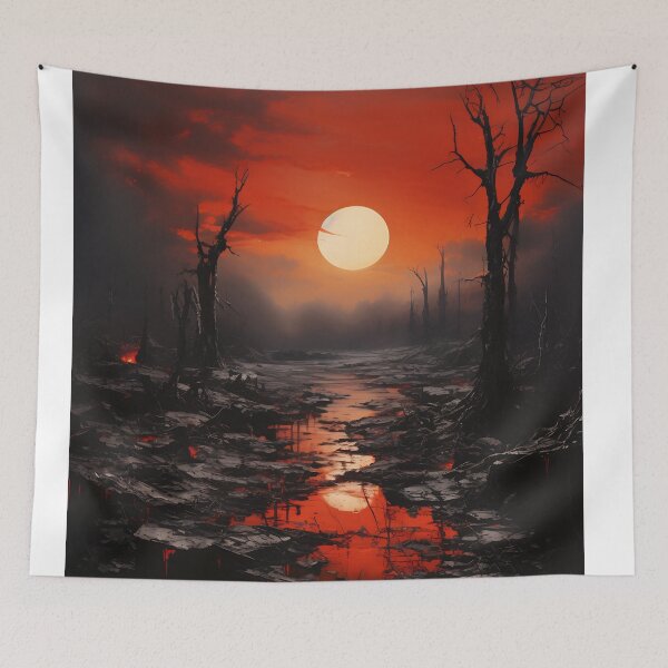 Item preview, Radiant Rebirth amongst Desolation, Decollage Defiance designed and sold by PanoramaPrints.