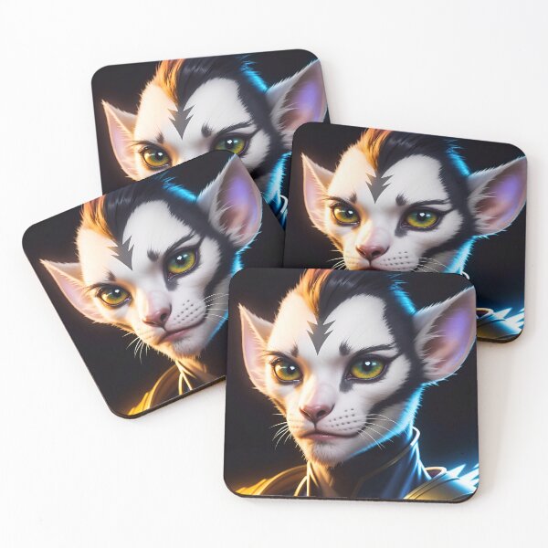 Aperçu de l'œuvre Animal super-héros extraterrestre avec puissance de foudre créée et vendue par TheArtOfPat.