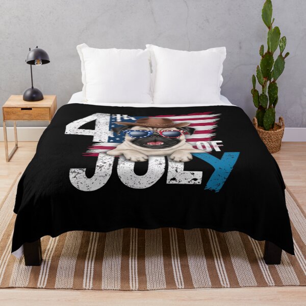 Item preview, 4TH OF JULY - PUG IN COWBOY HAT designed and sold by justyna-s28.