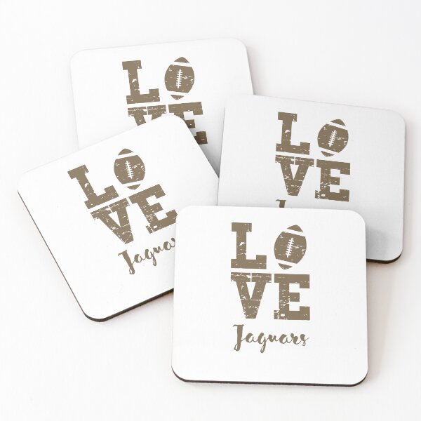 Item preview, Gold Color Football Love Jaguars designed and sold by IssaraStudio.