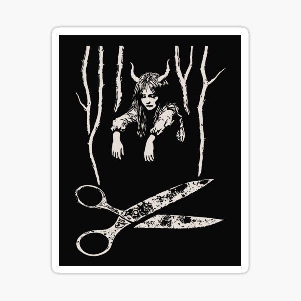 Vista previa del artículo con la obra «Anticristo Lars von Trier inspiración blanco», diseñado y vendido por LapinMagnetik.