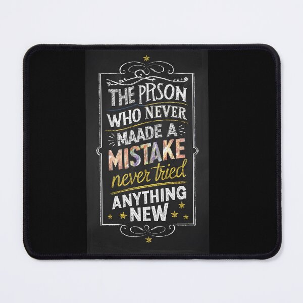 Item preview, The person who never made a mistake. Never tried something new designed and sold by KNAA.