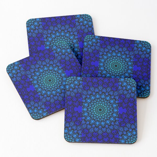 Item preview, Vibrant Blue Mandala Design designed and sold by ArchanaVA.