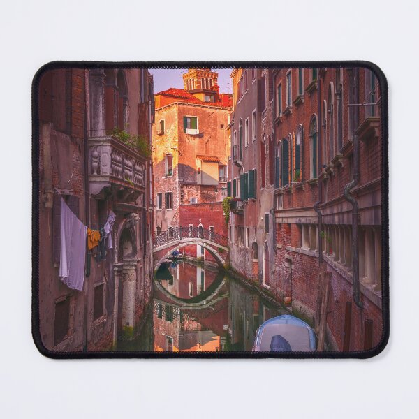 Item preview, Venice cityscape, buildings, canal and bridge. Italy designed and sold by Stefano Orazzini.