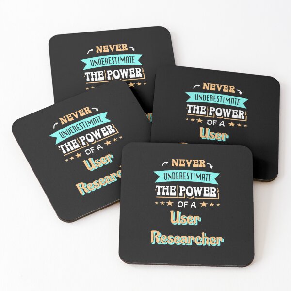 Item preview, Never underestimate the power of a user researcher designed and sold by Stanislav Blank.