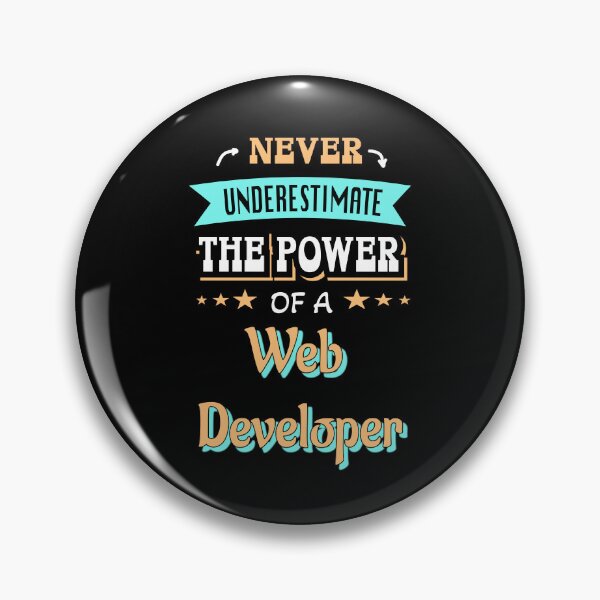 Item preview, Never underestimate the power of a web developer designed and sold by Stanislav Blank.