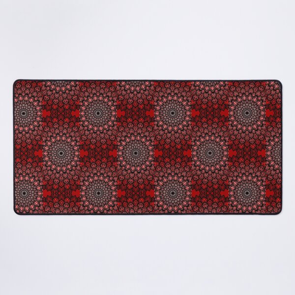 Item preview, Vibrant Red Traditional Mandala designed and sold by ArchanaVA.
