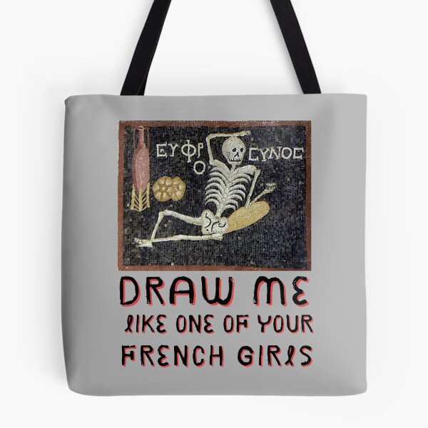 Item preview, Draw Me Like one of your French Girls Skeleton designed and sold by Katie L.