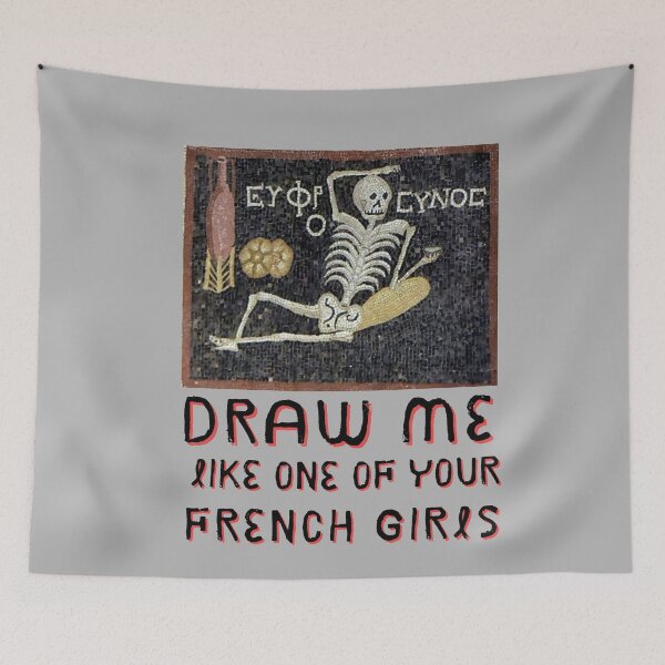 Item preview, Draw Me Like one of your French Girls Skeleton designed and sold by Katie L.