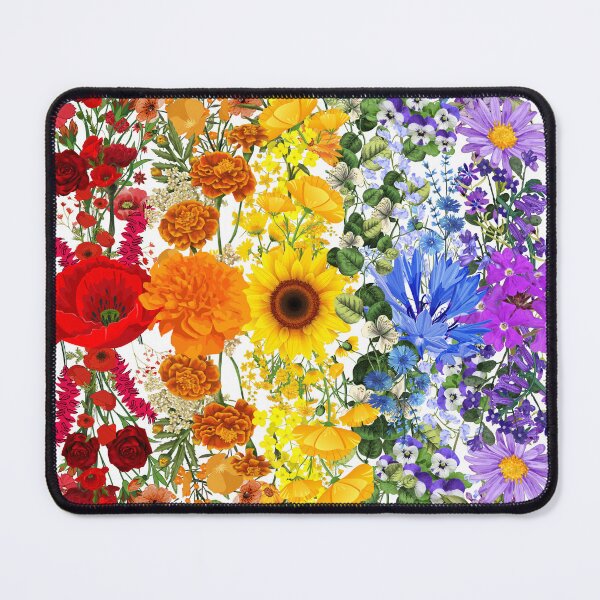 Item preview, Rainbow Wildflowers Field Flowers LGBTQ Month Pride Month Rainbow Flag designed and sold by MegiWu.