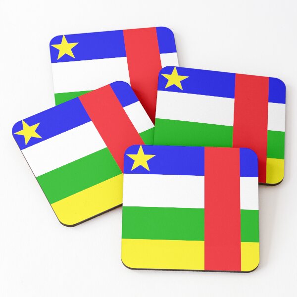 Item preview, Central African Republic flag a nation in Central Africa designed and sold by Peter Etchells.