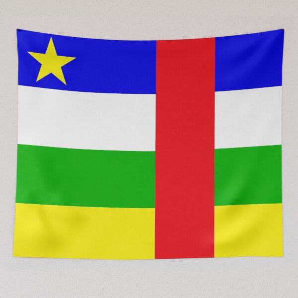 Item preview, Central African Republic flag a nation in Central Africa designed and sold by Peter Etchells.