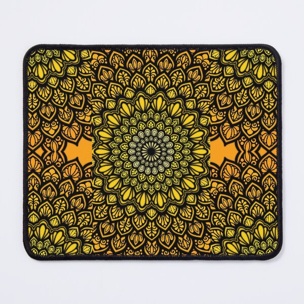 Item preview, Vibrant Yellow mandala Traditional designed and sold by ArchanaVA.